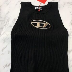🆕Diesel🆕 D Logo Cutout Tank Top